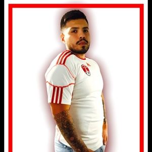 (S) Adidas Climate Soccer Jersey #4 Peppermint Color Wave 27 X 20